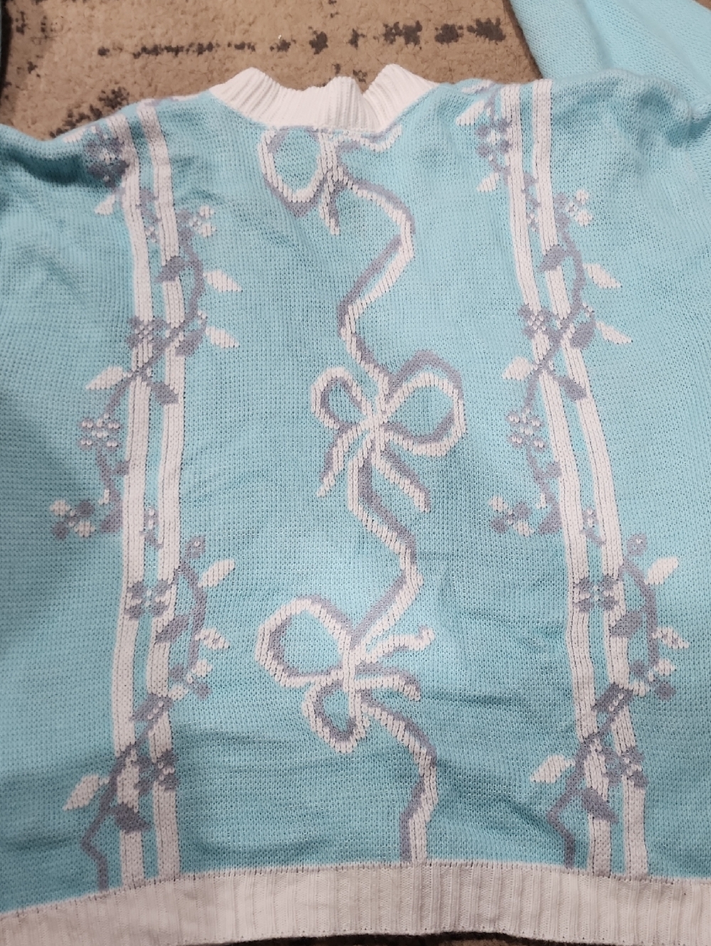 Vintage Sweater by Jolie Women's Light Cardigan Sweater Made in USA Small/Medium - Picture 2 of 3